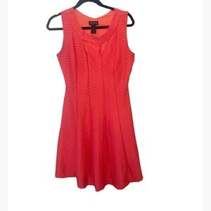 Peach color a line dress size 8